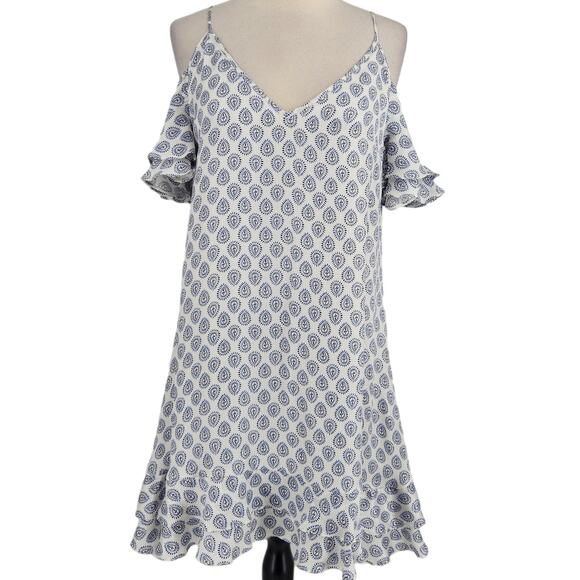 Rachel Zoe Silk Cold Shoulder Mini Dress - Picture 1 of 6